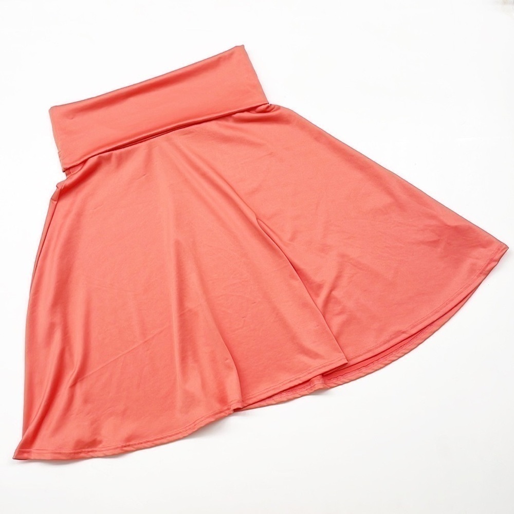 Charlotte Russe salmon skater skirt